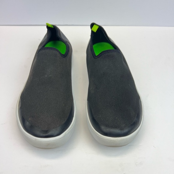 OOFOS OOmg eeZee Black Mesh Slip On Recovery Shoes Women's US 11 Euro 42 - Picture 4 of 11